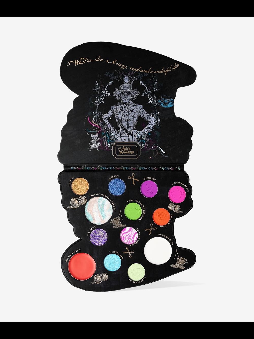 ProfusioAlice in Wonderland Themed Multicolor Eyeshadow Palette - NWOT